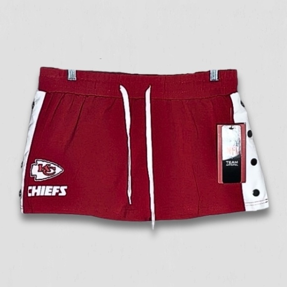 KC Chiefs NFL Mini Skort Built In Shorts Red White Large - Picture 3 of 13